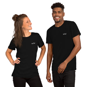 theCut Short-Sleeve Embroidered Logo T-Shirt