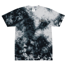 Load image into Gallery viewer, theCut Embroidered Oversized tie-dye t-shirt