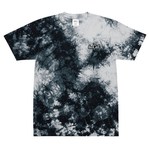 theCut Embroidered Oversized tie-dye t-shirt