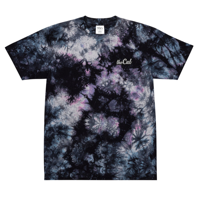 theCut Embroidered Oversized tie-dye t-shirt